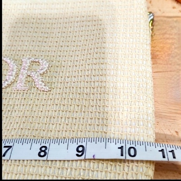 Dior Raffia Cosmetic Pouch - Picture 6 of 10